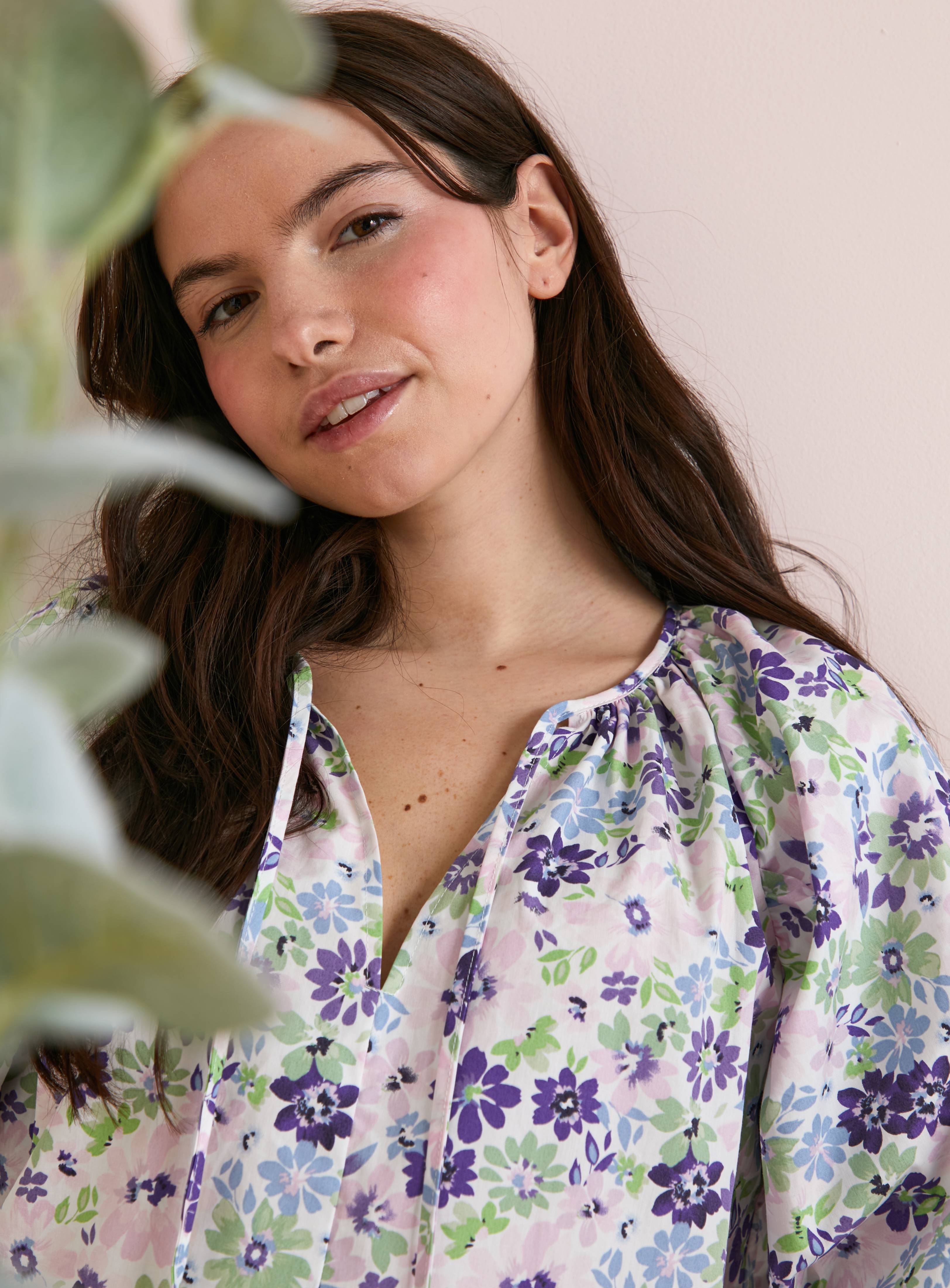 Everbelle Floral Bloom Poplin Blouse 10 - Image 3